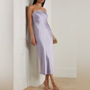 NTW Reformation Chic Lavender Satin Gown